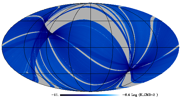 HFI_SkyMap_143_2048_R2.02_survey-5_II_COV