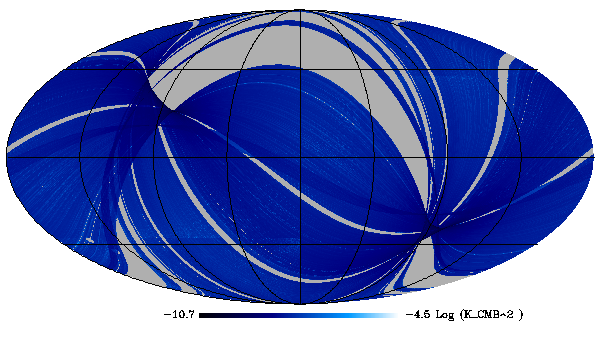 HFI_SkyMap_143_2048_R2.02_survey-5_UU_COV