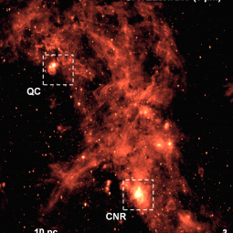 Spitzer Space Telescope wide-field image of the galactic center