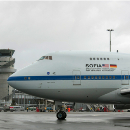 SOFIA at Christchurch airport in New Zealand