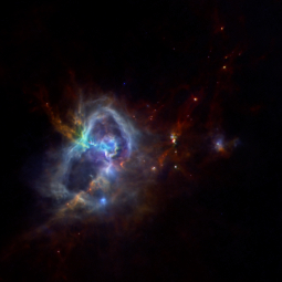 Herschel far-infrared W40