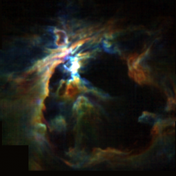Orion nebula bubble
