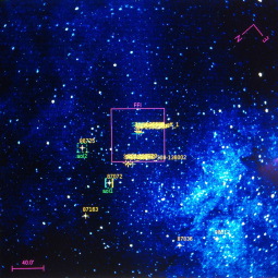 Image of the Center of the Milky Way Galaxy, taken with SOFIA's visible light guide camera while observing over New Zealand.