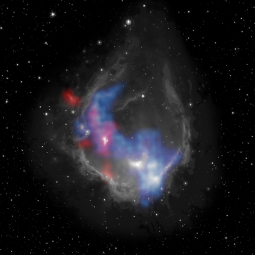 Composite image of the nebula RCW 120