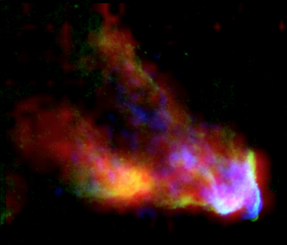 Three-color image of the Ghost Nebula