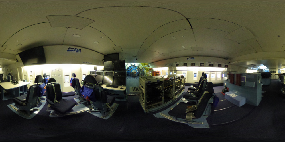 360 degree view of SOFIA's mission control center
