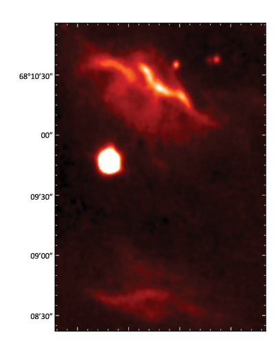 NGC 7023 at 3.3 μm