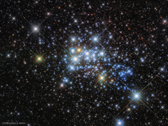 Hubble Space Telescope image of Westerlund 1