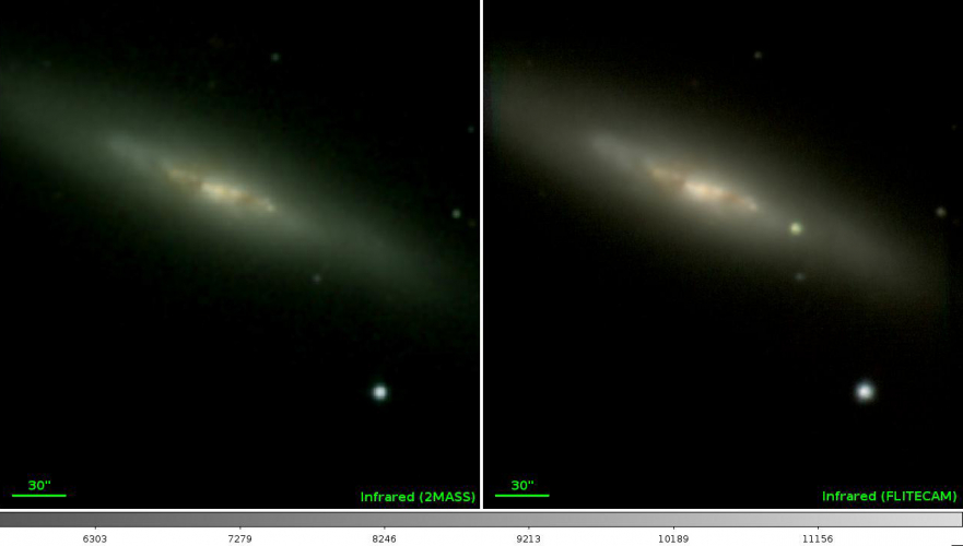 SOFIA near-IR image of Supernova 2014J
