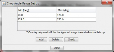 Chop Angle Range Set Up screenshot